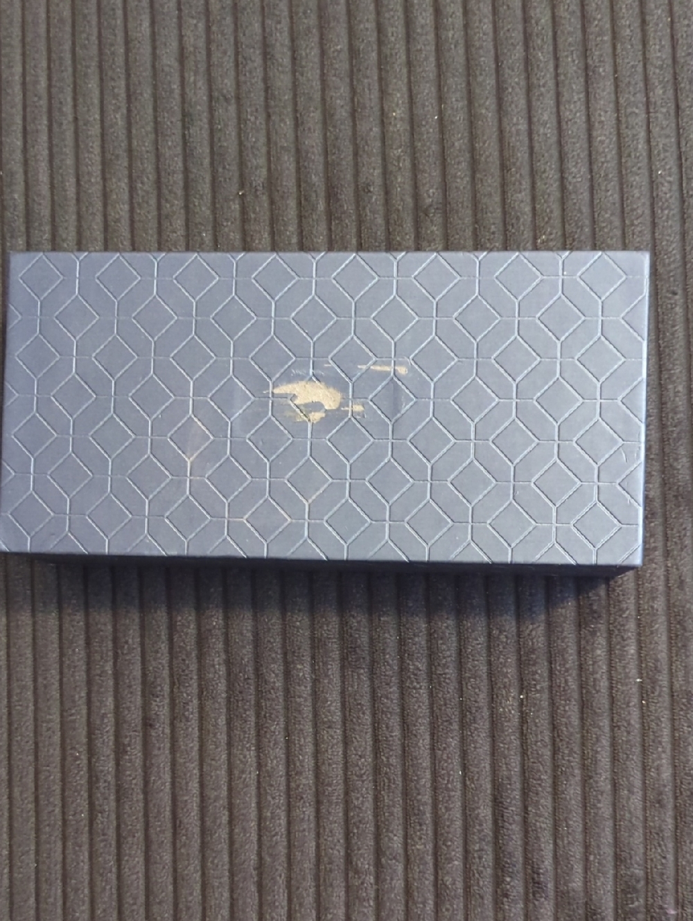 Montegrappa Luxury Blue Patterned Rollerball with Gold Trim - Picture 4 of 4